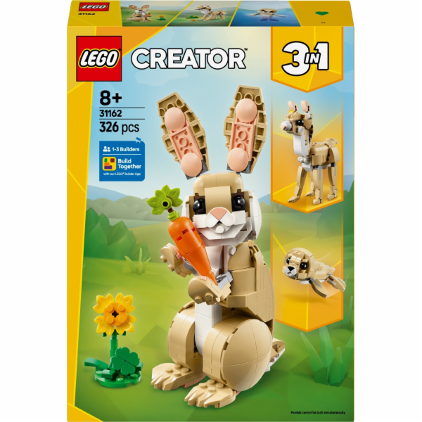 Stavebnice zajíčka LEGO 31162 Creator 3 v 1