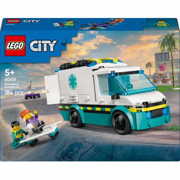 LEGO 60451 City Ambulance, stavebnice