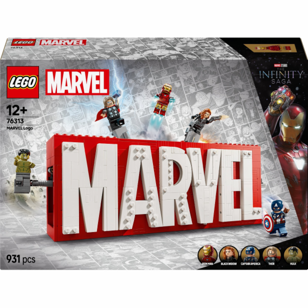 Stavebnice LEGO 76313 s logem Marvel a minifigurkami
