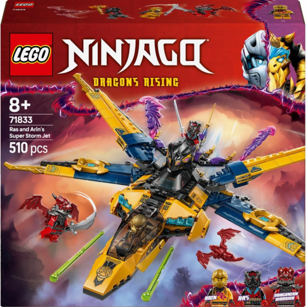 Stavebnice LEGO 71833 Ninjago Ra a Arin Super Striker