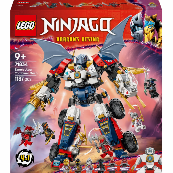 Stavebnice LEGO 71834 Ultra Combo Mech od Ninjago Zanea