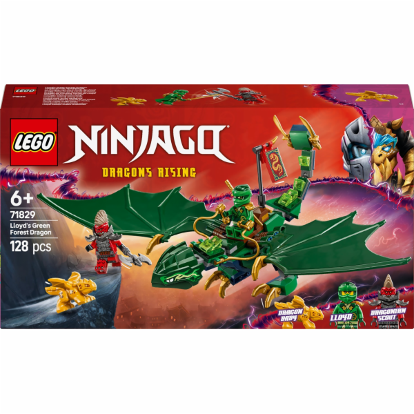 Stavebnice LEGO 71829 Ninjago Lloyd s Green Forest Dragon