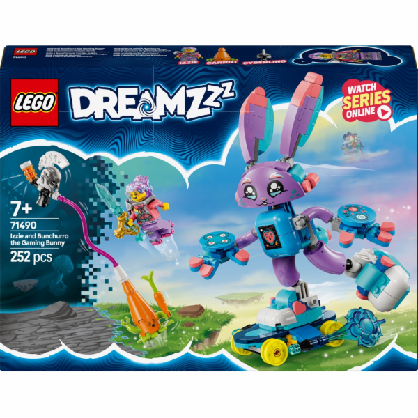 LEGO 71490 DREAMZzz Izzie a Bunchurro, herní zajíček, sta...