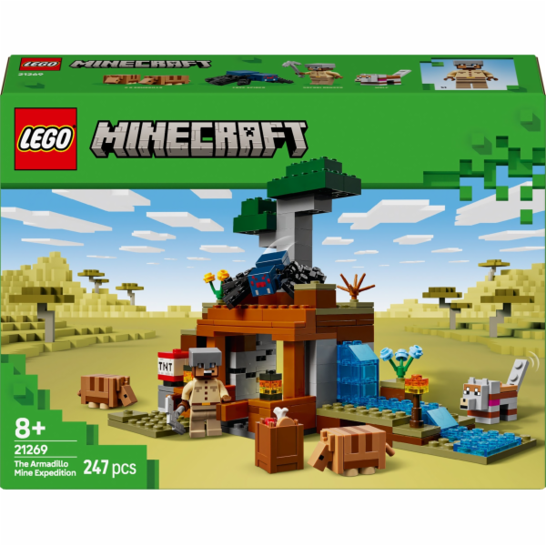 LEGO 21269 Minecraft The Armadillo Mine Expedition, stave...