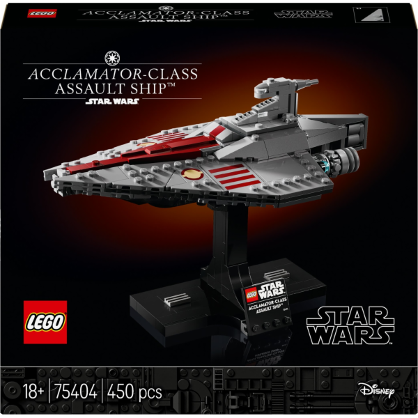 LEGO 75404 Útočná loď třídy LEGO Star Wars Acclamator, st...