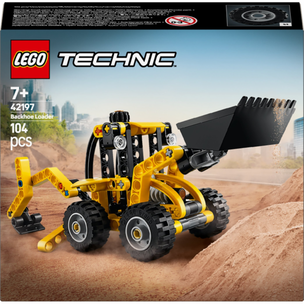 LEGO 42197 Technic Traktorbagr, stavebnice