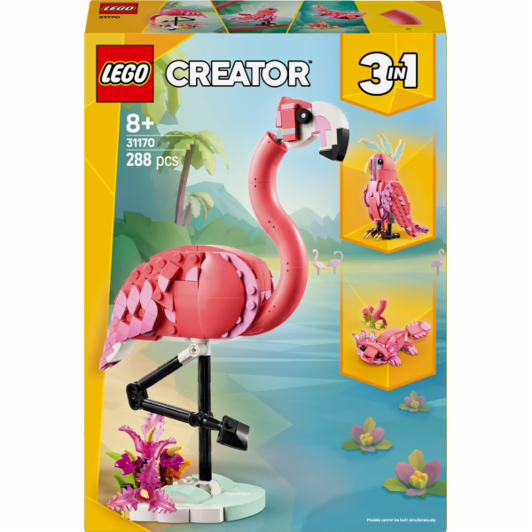 LEGO 31170 Creator 3 v 1 Růžový plameňák