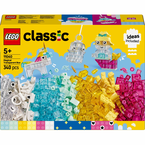 LEGO 11040 Classic Magic Box s průhlednými kostkami