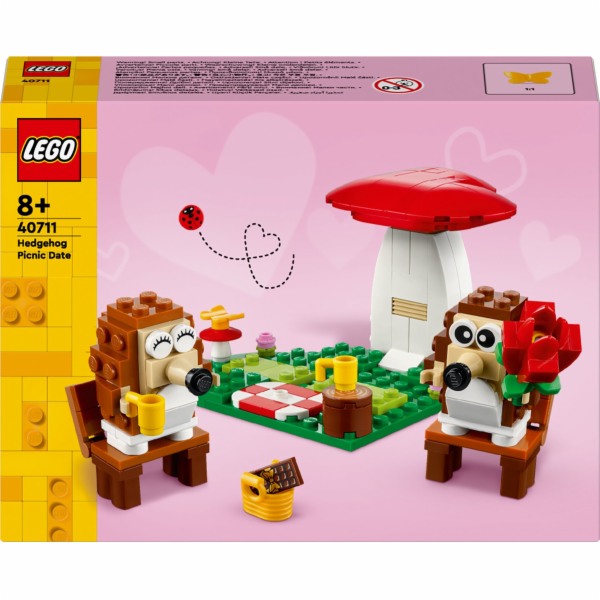 LEGO 40711 Ikonický ježek a její rande na piknik, stavebnice