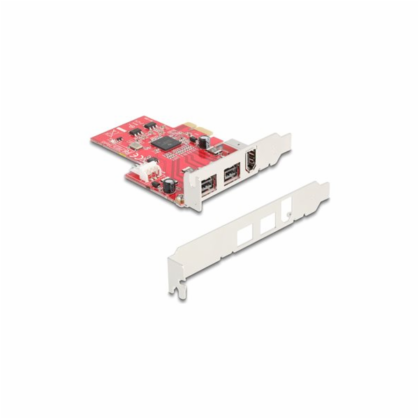 Delock - Adaptér firewire - PCIe 1.1 nízký profil - FireW...