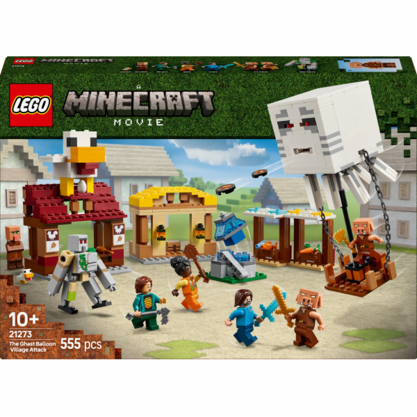 LEGO MINECRAFT 21273 Útok balónu Ghast na vesnici