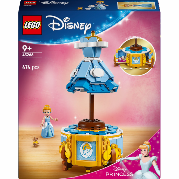 LEGO 43266 Disney Princess Cinderellas Kleid, Konstruktio...