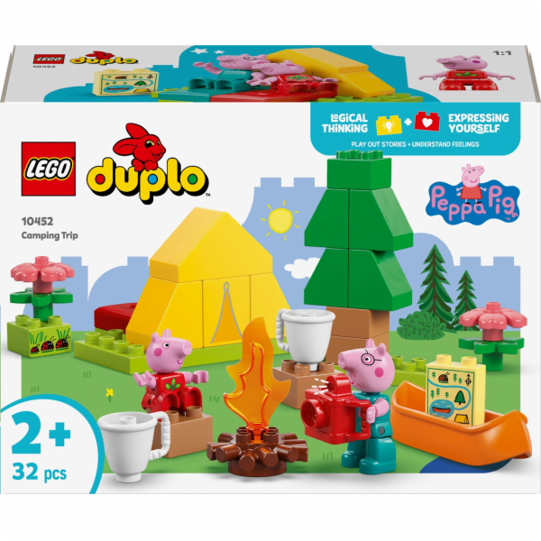 LEGO 10452 DUPLO Peppa Wutz Campingausflug, Konstruktions...