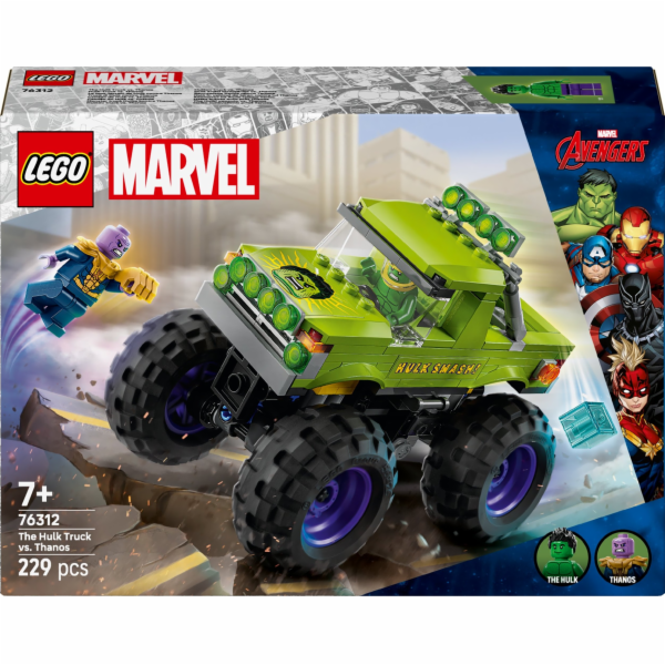 LEGO 76312 Marvel Super Heroes Marvel Hulk Truck vs. Than...