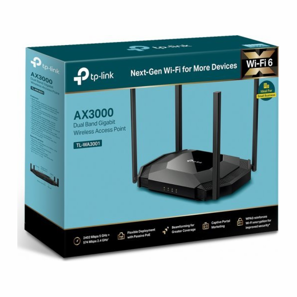 TP-Link TL-WA3001 Dvoupásmová Wi-Fi 6, přístupový bod