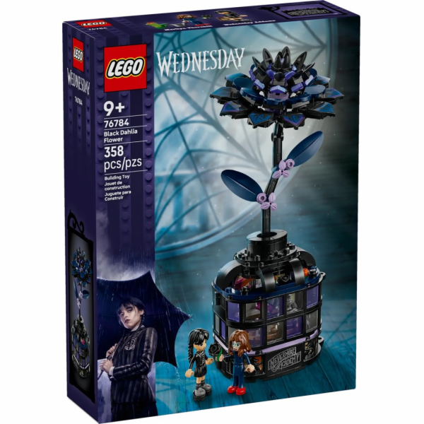 LEGO WEDNESDAY 76784 Černá jiřinka Květina