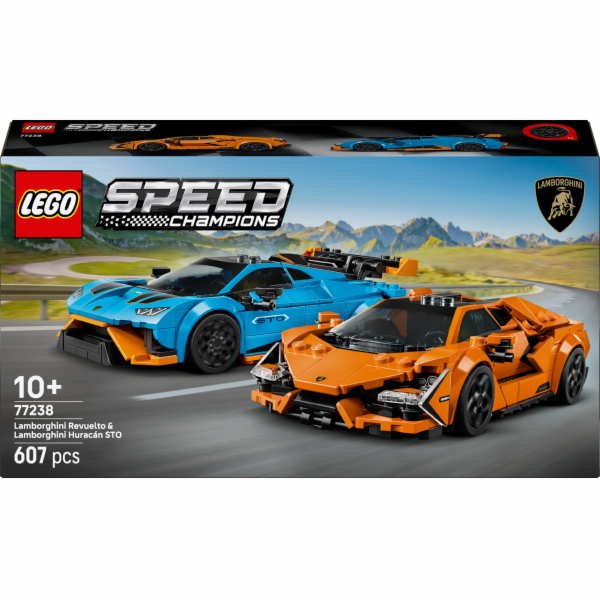 LEGO SPEED CHAMPIONS 77238 Lamborghini Revuelto & Huracán...