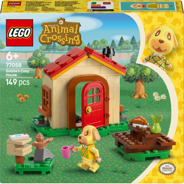 LEGO ANIMAL CROSSING 77058 Útulný dům Goldie