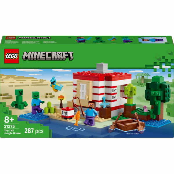 LEGO MINECRAFT 21275 Dům TNT v džungli