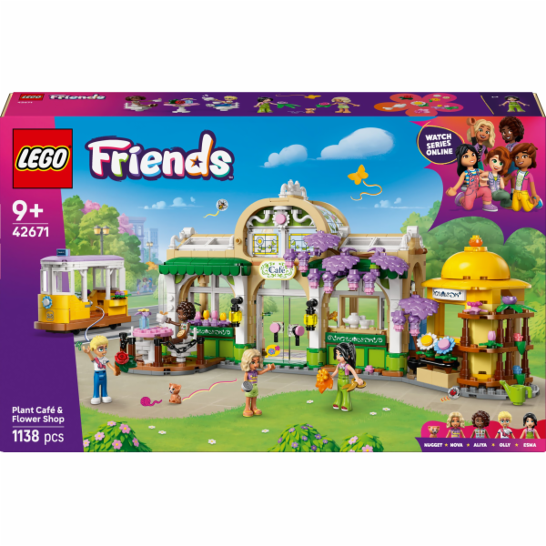 LEGO FRIENDS 42671 Rostlinná kavárna a květinářství