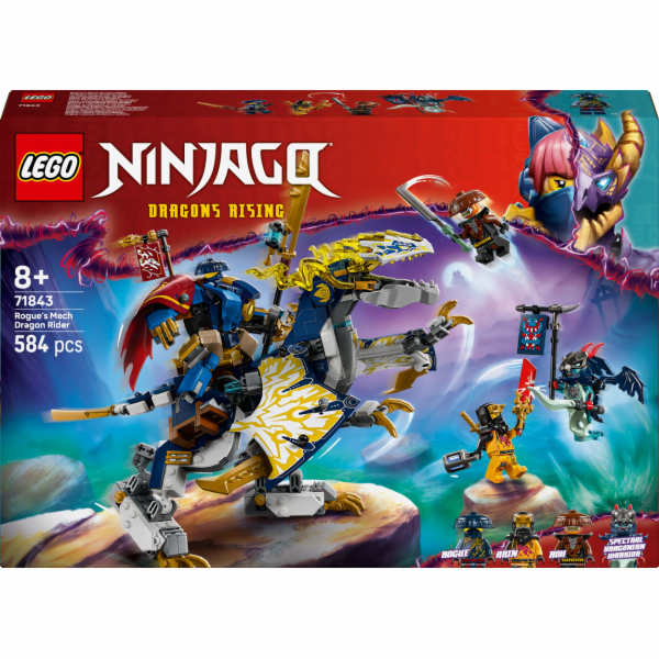 LEGO NINJAGO 71843 Mech dračího jezdce Rogue