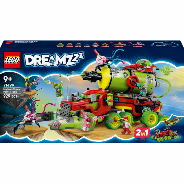 LEGO DREAMZZZ 71499 Mateův nákladní vůz se stříkacími bar...