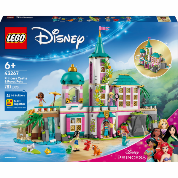 LEGO DISNEY 43267 Princův hrad a královská zvířata