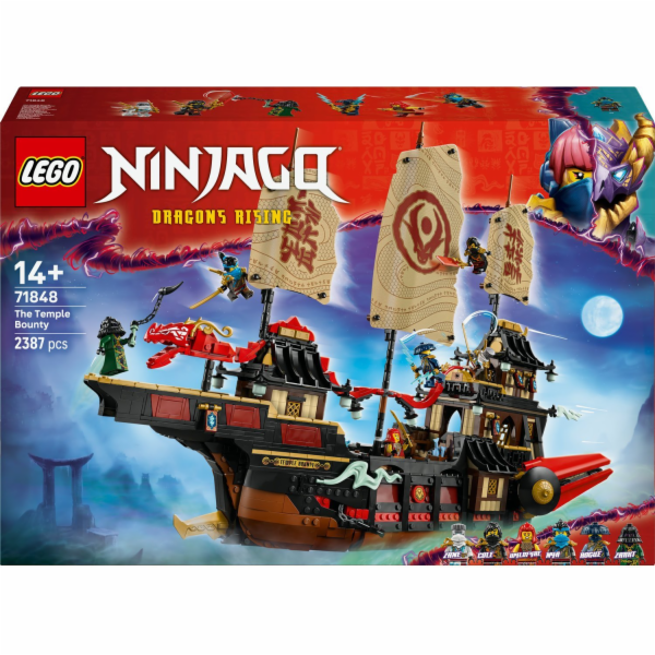 LEGO 71848 Ninjago Der Tempel-Flugsegler, Konstruktionssp...