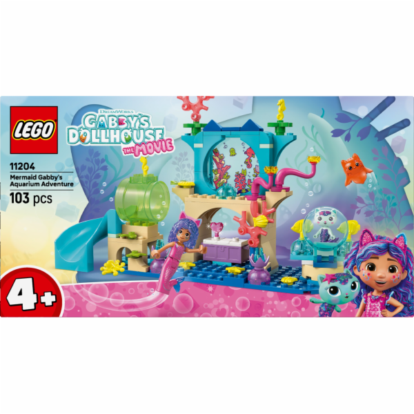 LEGO GABBY’S DOLLHOUSE 11204 Dobrodružství mořské panny G...