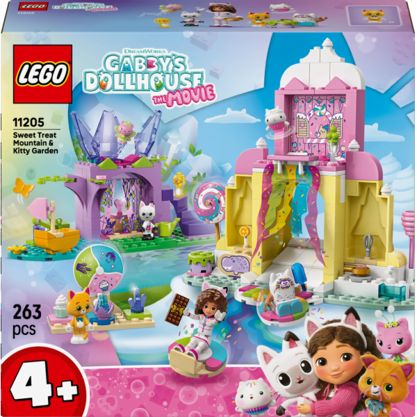 LEGO GABBY’S DOLLHOUSE 11205 Hora sladkostí a mačacia záh...