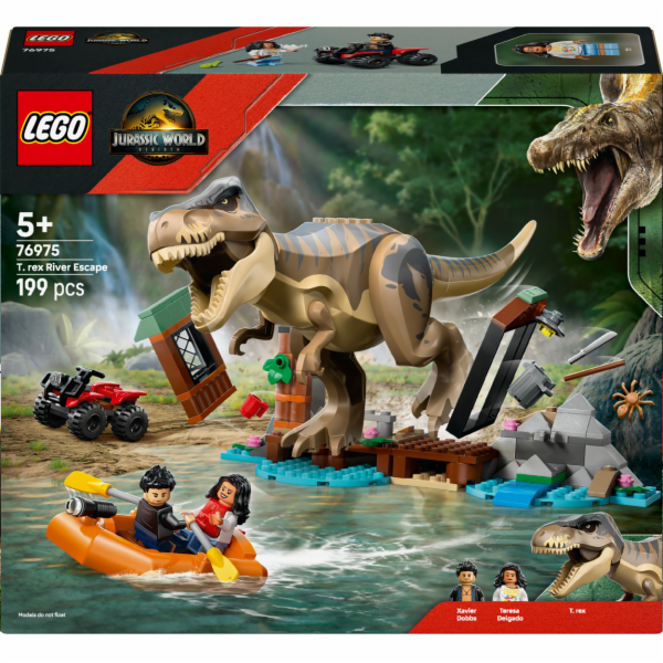 LEGO JURASSIC WORLD 76975 Útěk z řeky T-Rex
