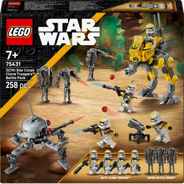 LEGO STAR WARS 75431 Bojová sada - klonoví vojáci z 327. ...