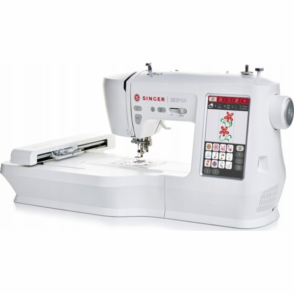 SINGER Vyšívací šicí stroj SE9155 Bílý