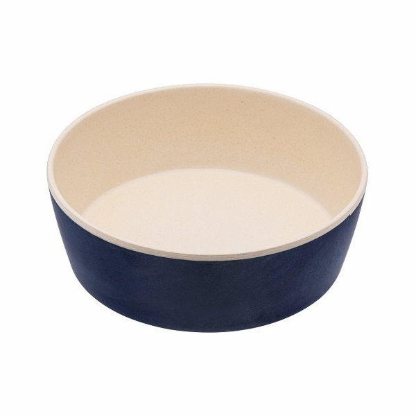 Miska pro psa, BecoBowl - Bambusová-midnight-blue-L