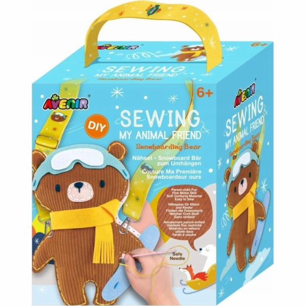 MG DYSTRYBUCJA Kreativní šicí sada Zvířecí kamarád - Medv...