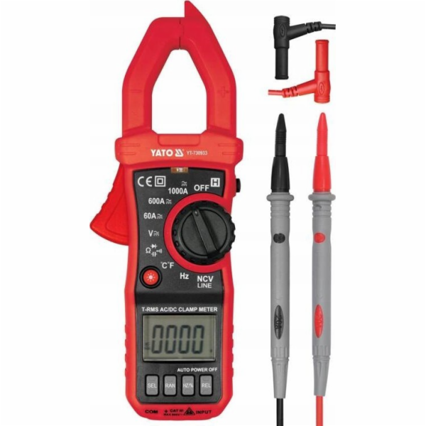 Yato YATO CLAMP METER RMS AC/DC 10MA-1000A