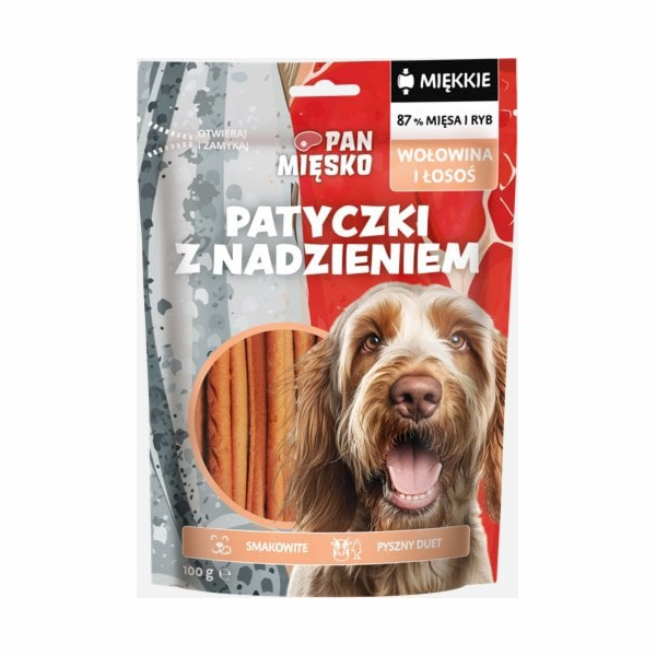 PAN MIĘSKO Sticks with beef and salmon filling - pamlsek ...
