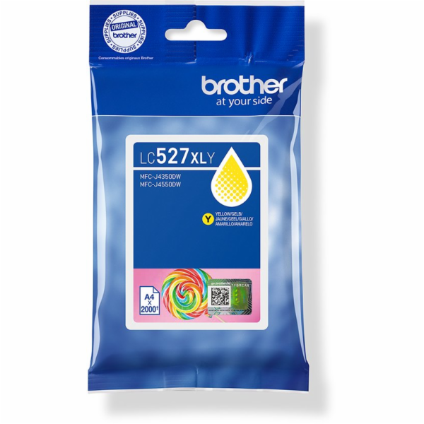 Brother LC527XLY - Vysoká výtežnost - žlutá - originální ...