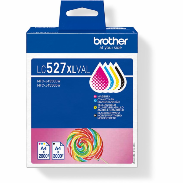 Brother LC527XL Value Pack - 4-balení - Vysoká výtežnost ...