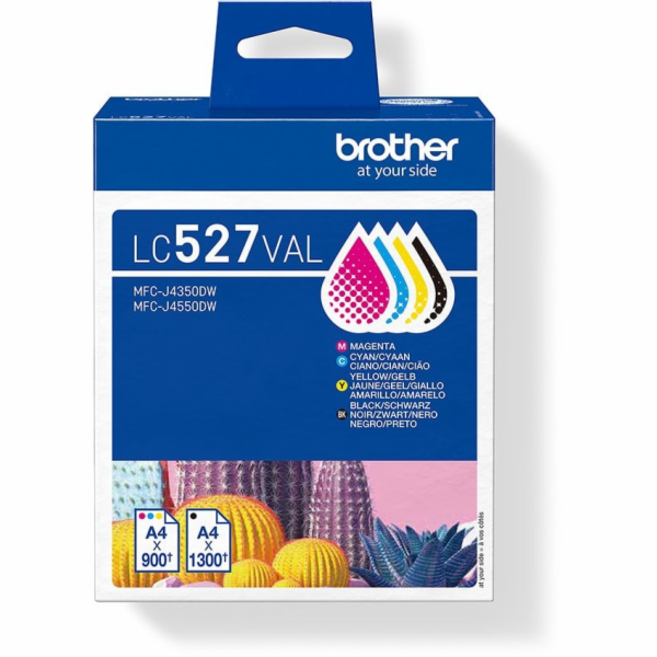 Brother LC527 Value Pack - 4-balení - cerná, žlutá, azuro...