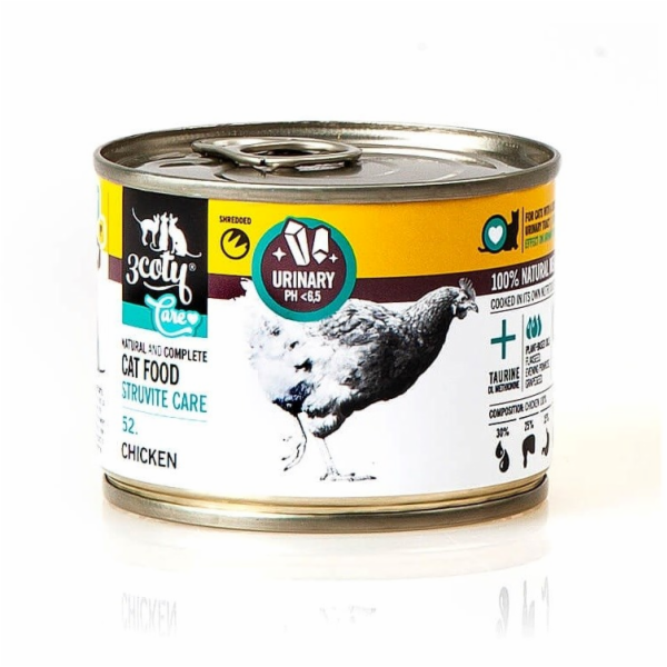 3COTY 52. Chicken Struvite Care - mokré krmivo pro kočky ...