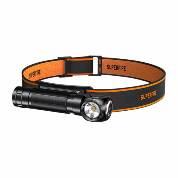 Superfire TH04-S,1000lmm čelová svítilna USB-C