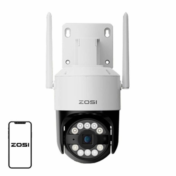 Venkovní kamera ZOSI C296 WiFi 8MP s duálním otáčením a n...