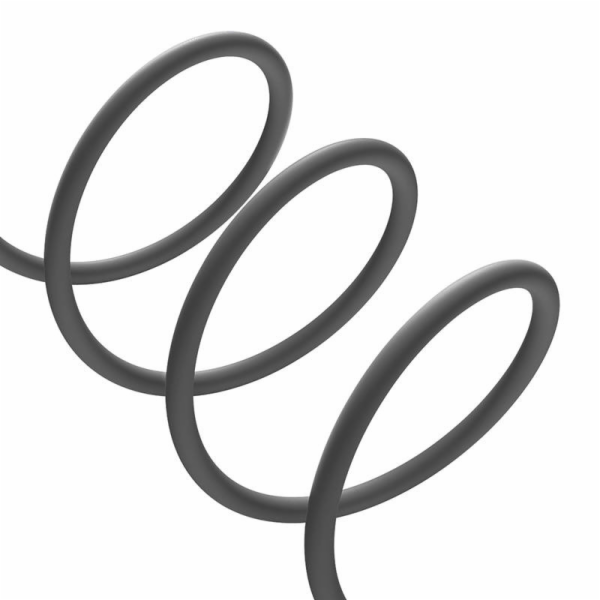 Baseus Jelly kabel USB na Lightning, 2,4A, 1,2 m (černý)