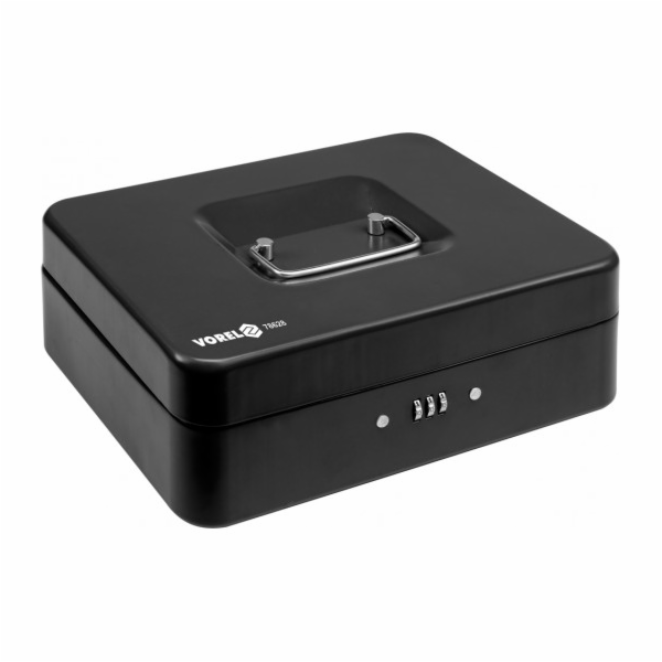 Pokladní box Vorel černý kód 250x180x90mm (78628)