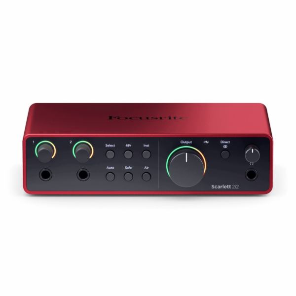 Focusrite Scarlett 2i2 USB-C 4th Gen - zvukové rozhraní