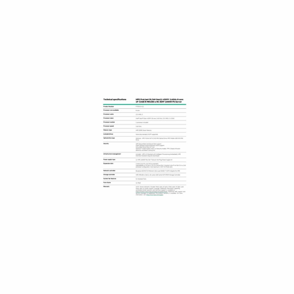 HPE PL DL360g11 4509Y (2.6G/8C) 1x32G (P64706) MR408i-o/4...