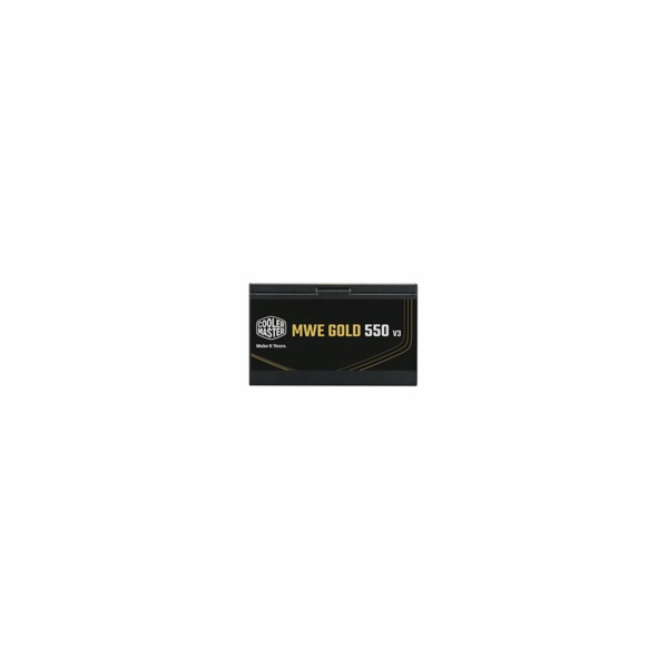 Cooler Master zdroj MWE Gold 550W V3, 120mm, 80+ Gold, AT...