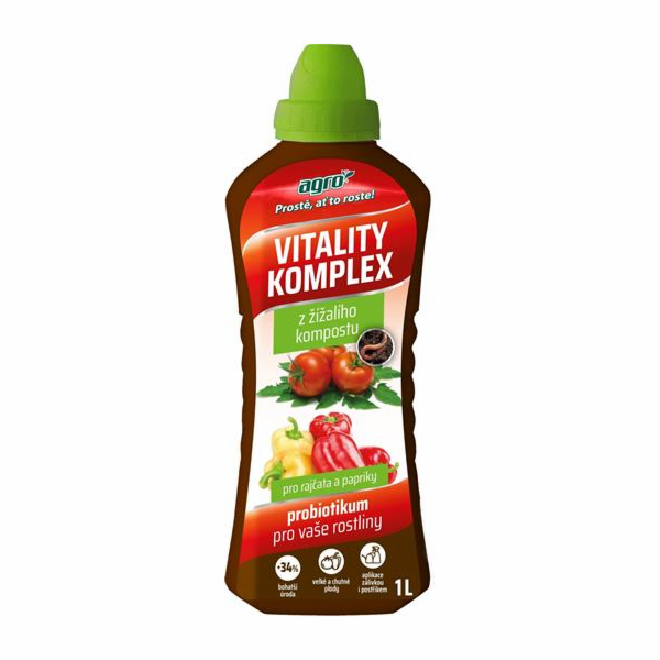 Hnojivo Agro Vitality Komplex rajče a paprika 1 l