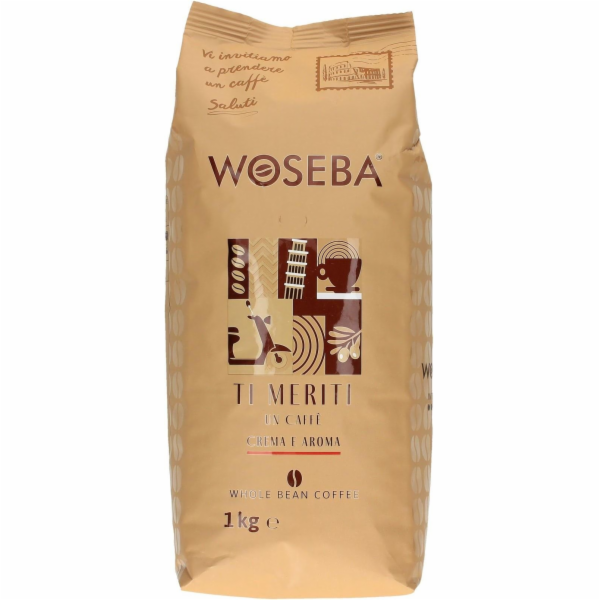 Woseba Ti Meriti Crema e Aroma zrnková káva 1 kg